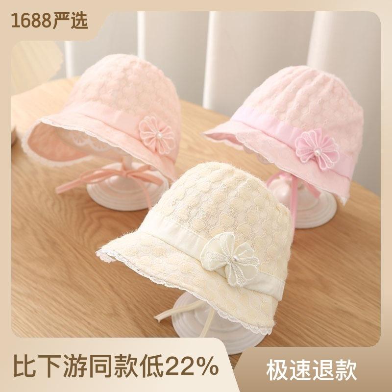 new baby girl lace royal hat lace baby cloth cap baby hundred days photo decorative hat baby hat