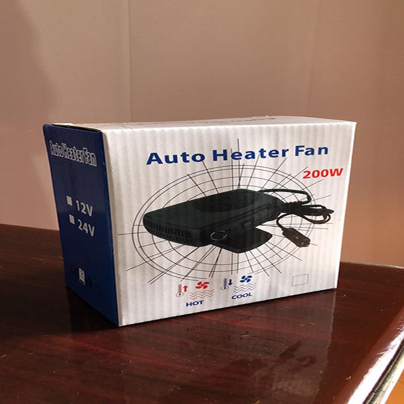 12V Car Car Warm Air Blower Windshield Defroster Car Electric Heating Fan Cooling Heater Air Heater 200W Lot