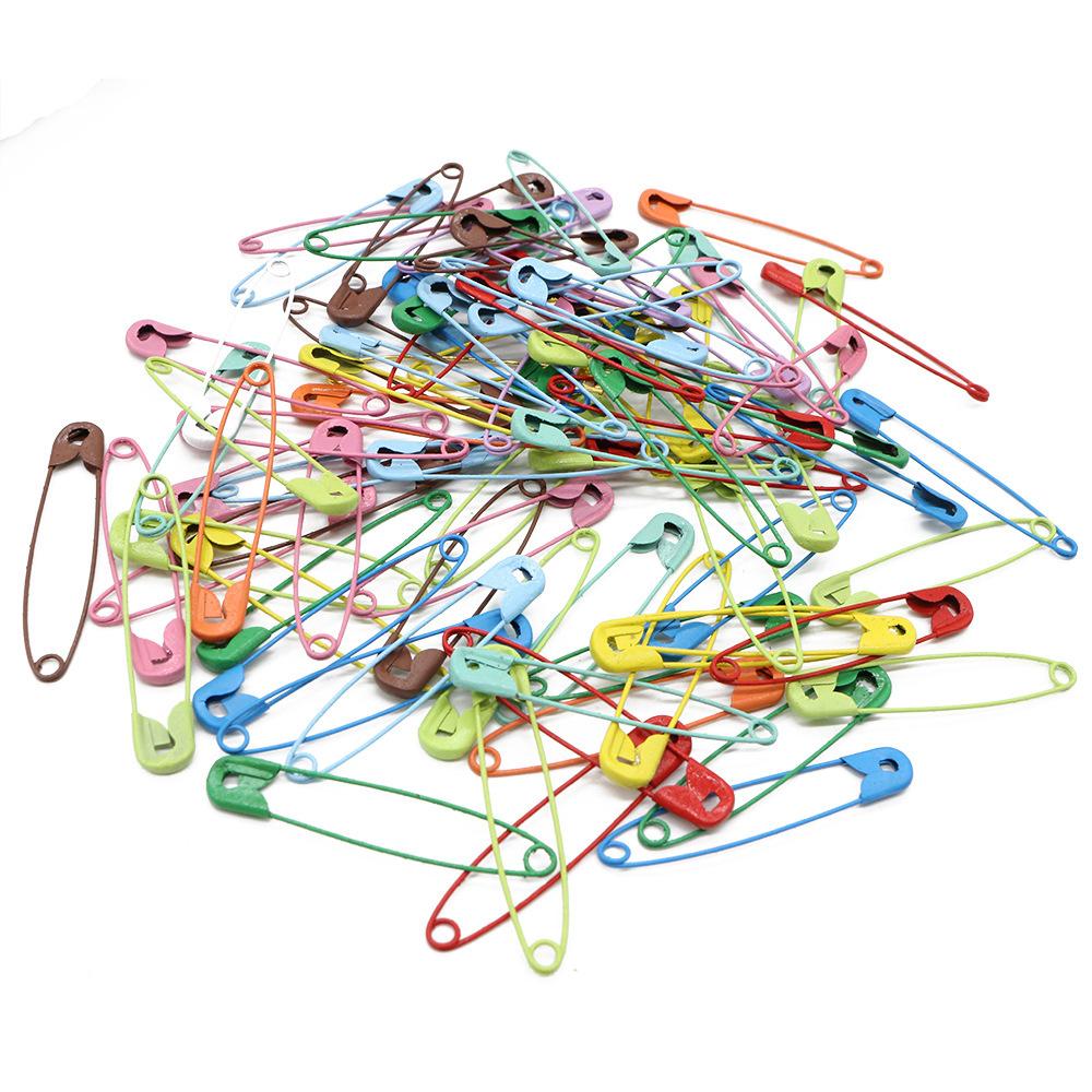 factory in stock wholesale pin color large small size safety decorative pin safety pin brooch paper clip office stationery
