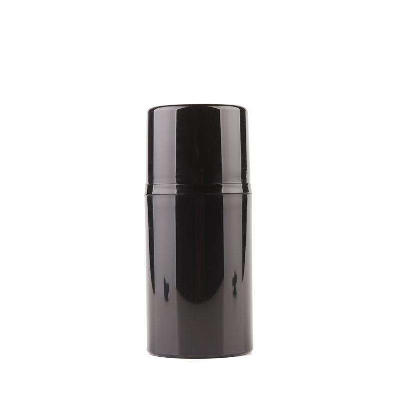 30/50/80/100/120/150mlpp vacuum flask black buckle press pump cosmetic subpackaging lotion bottle