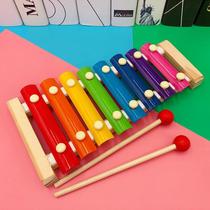 baby early childhood education colorful music box wooden toy piano infant little xylophone children educational wooden toys
