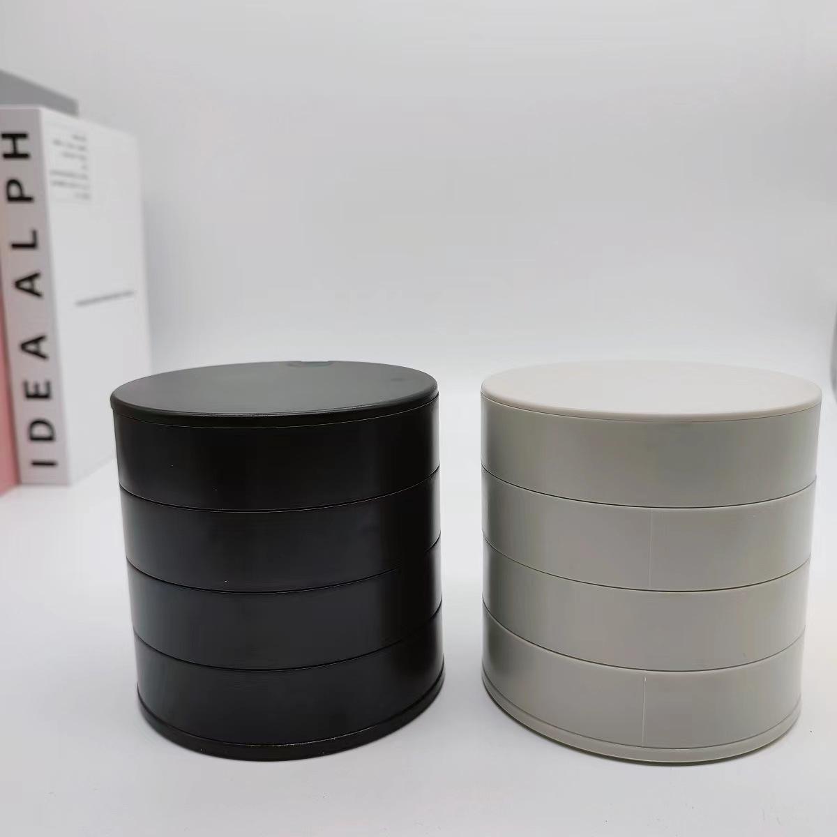 jewelry box jewellery box storage flannel desktop four-layer style nordic three-dimensional treasure box jewelry stud earrings jewelry items