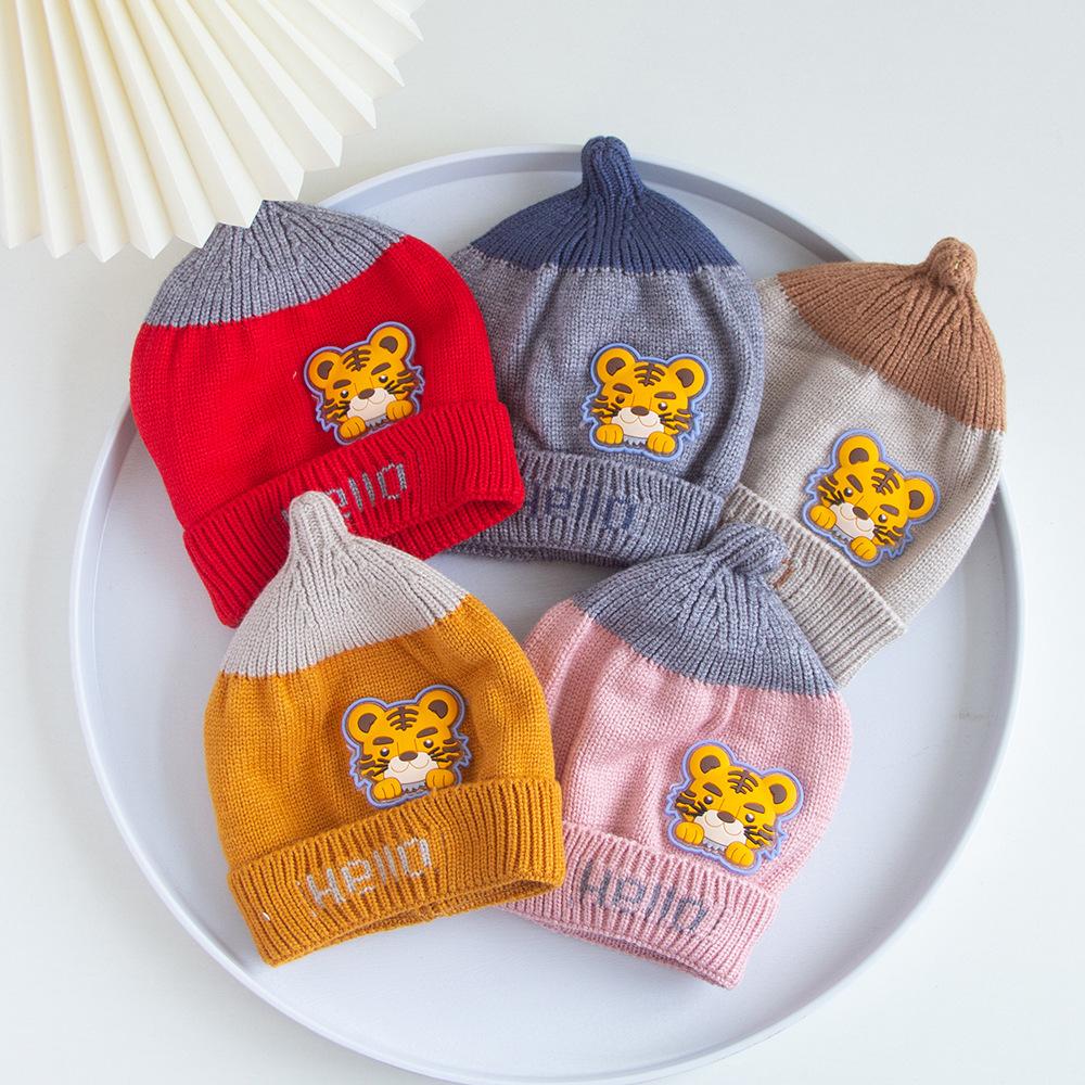 baby hat autumn and winter cute super cute newborn infant beanie male and female baby wool cap newborn knitted hat