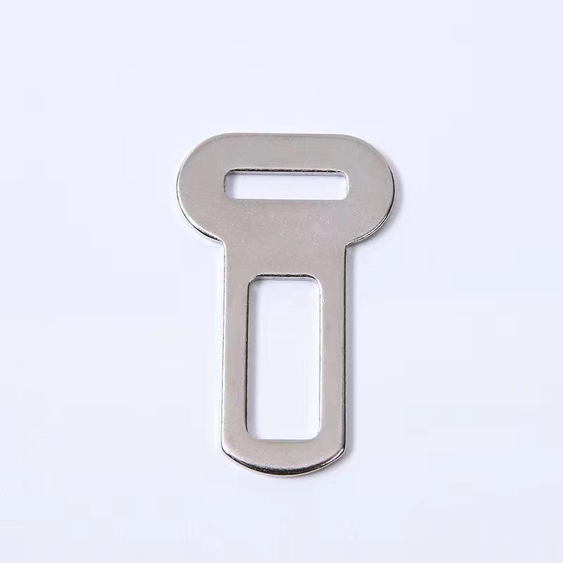 spot sales pet car seat belt insert iron traction belt safety buckle dog seat belt socket