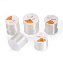 crystal elastic fish line transparent white filament jewelry buddha beads rope diy accessories jewellery beaded bracelet material