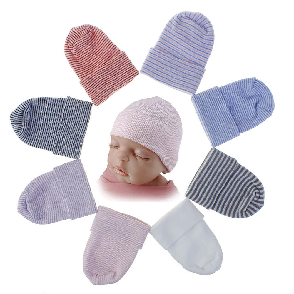 double thick warm baby hat winter beanie super soft material yarn baby knitted hat sleeve cap