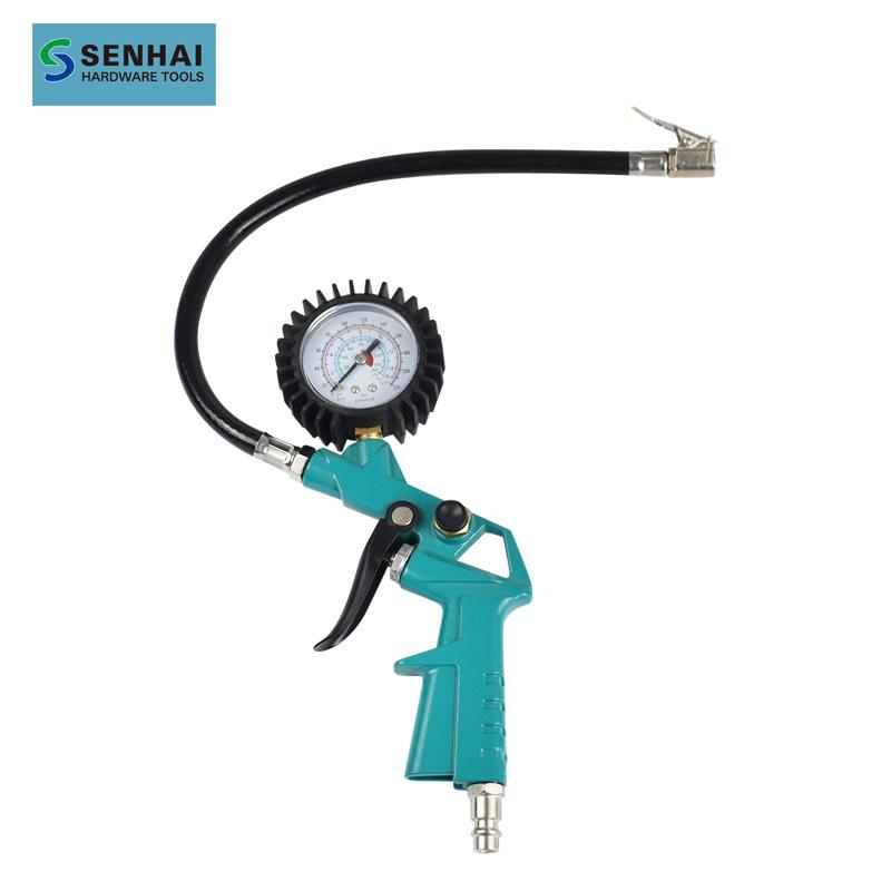tire pressure gauge of automobile tire pressure gun barometer digital display tire pressure testing meter car tire pressure gauge filling gun