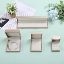 new jewellery box brushed pattern proposal jewelry box packing box ring earrings bracelet necklace box