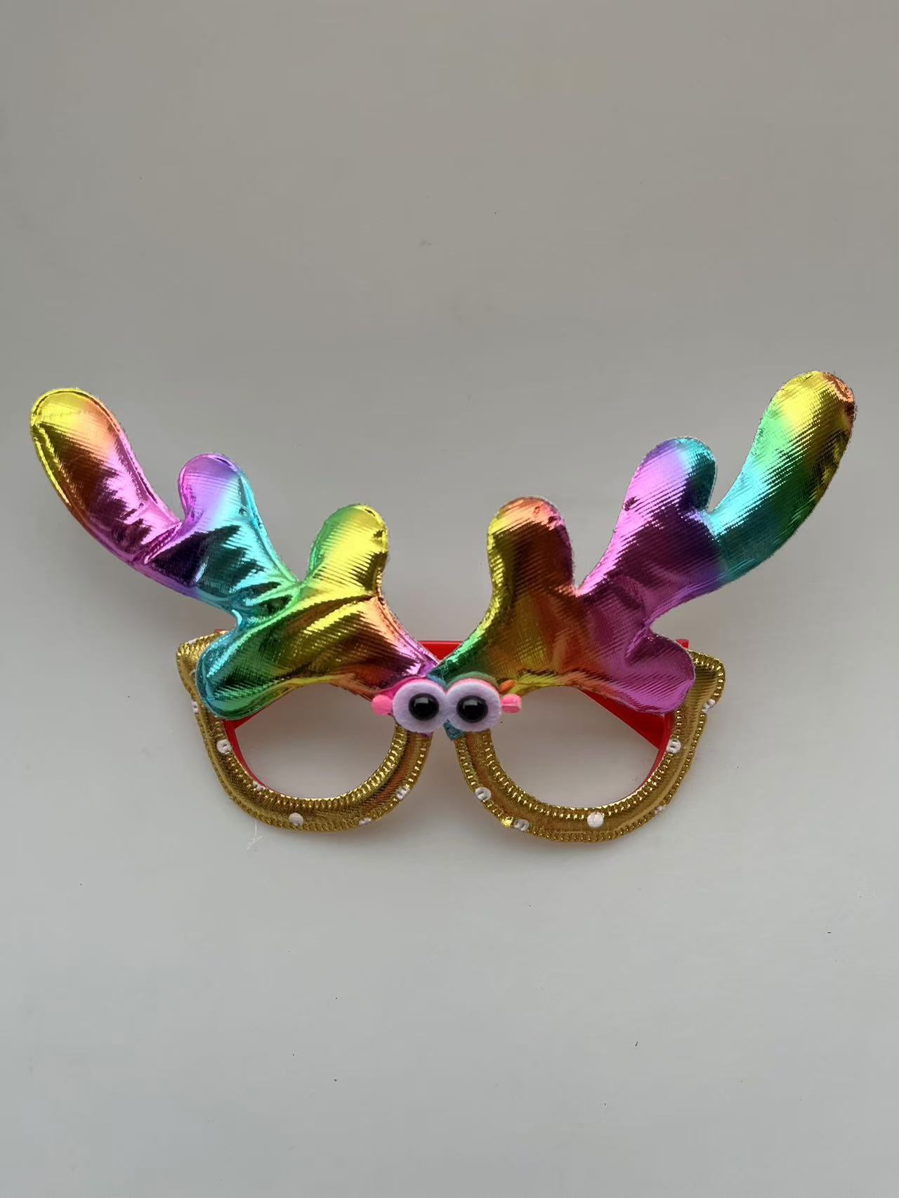 Christmas spectacle frames, female reindeer funny gift frames wholesale, Christmas student costume gifts, party decoration mirrors 10 Specification image