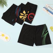 New Men's Swimming Trunks Adult Boxer Offset Beach Pants Swimming Pool Shorts Men's Striped Swimming Trunks Loose and Comfortable