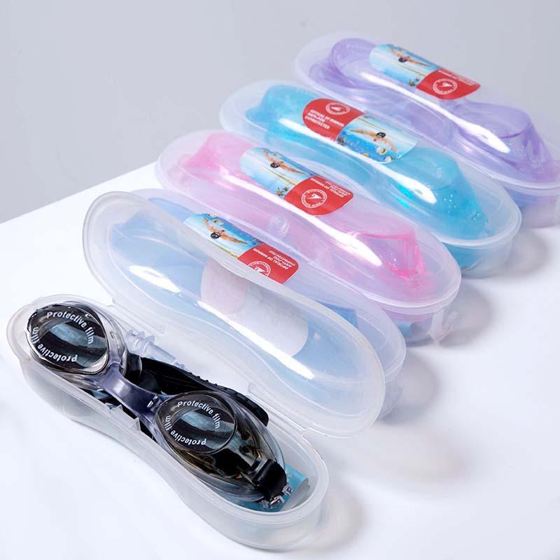 Hot Sale Recommend Waterproof Swimming Goggles Unisex Swimming Goggles Pin Swimming Goggles Adjustable Multi-Color Optional Mixed Batch Supported