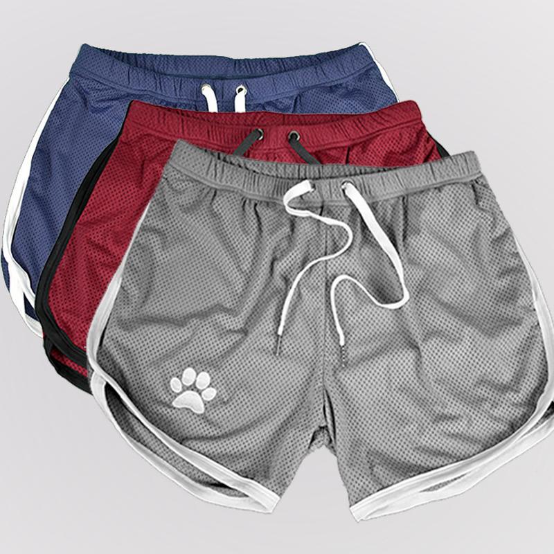 muscle building summer men's sports shorts beach pants casual mesh fitness quick-drying super shorts breathable