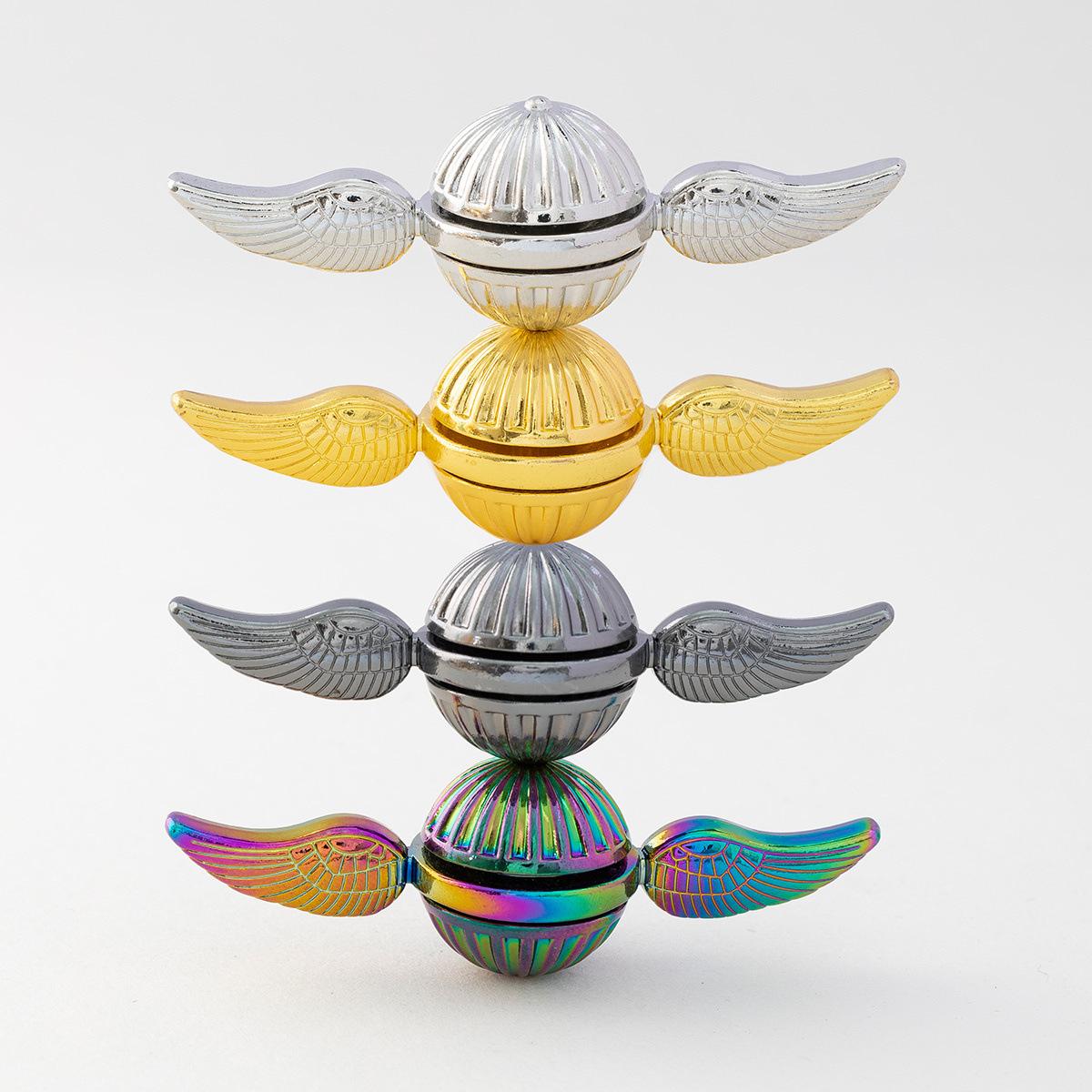 cross-border new angel wings fingertip gyro american amazon edc gyro cupid wings golden snitch