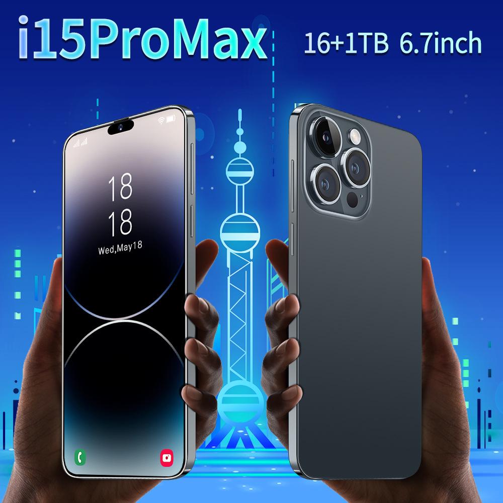 cross-border i15 promax smartphone 16 + 1tb foreign trade in stock one-piece delivery android smartphone wholesale