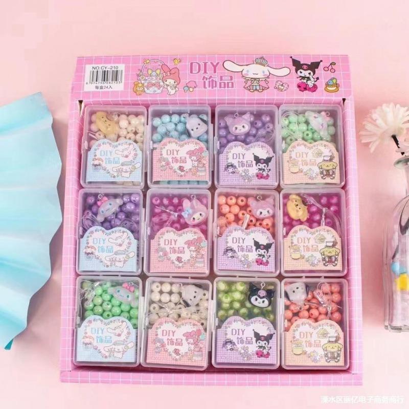 cartoon cute bracelet beaded creative student handmade diy homemade gift kindergarten gifts fashion jewellery