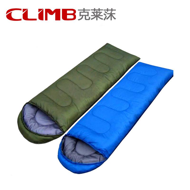 Supply Envelope Hooded Sleeping Bag Spring, Summer, Autumn Three Seasons Leisure Sleeping Bag Camping Sleeping Bag Outdoor Adult Cotton Sleeping Bag