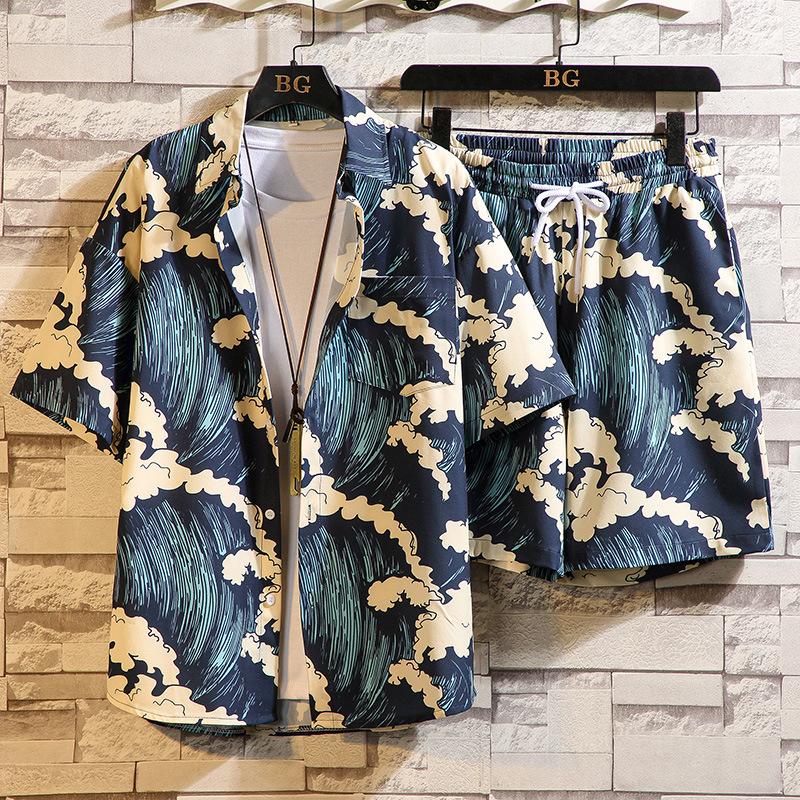 seaside vacation beach pants men's sanya travel wear men's ice silk quick-drying soakable shorts swimming suit