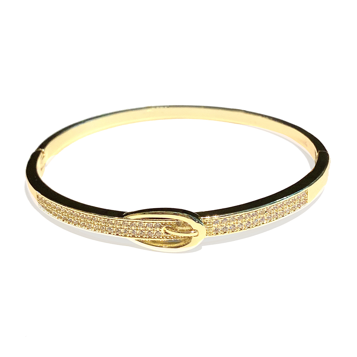 Korean-style copper micro-inlaid zircon bracelet, a high-end and exquisite women's bracelet, a fashionable and elegant wristband and accessory details Picture