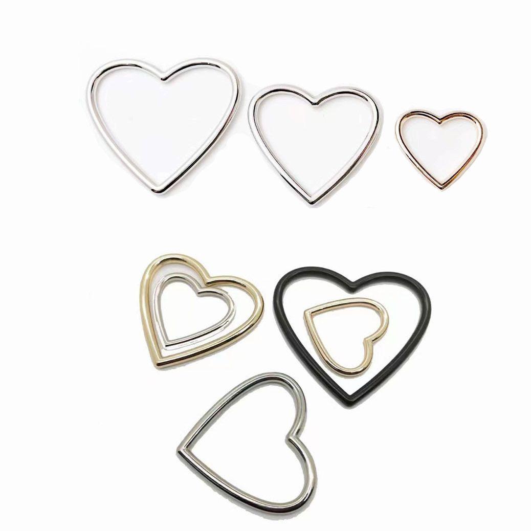 wholesale alloy love buckle metal heart-shaped belt buckle women's belt buckle peach heart belt adjustable buckle