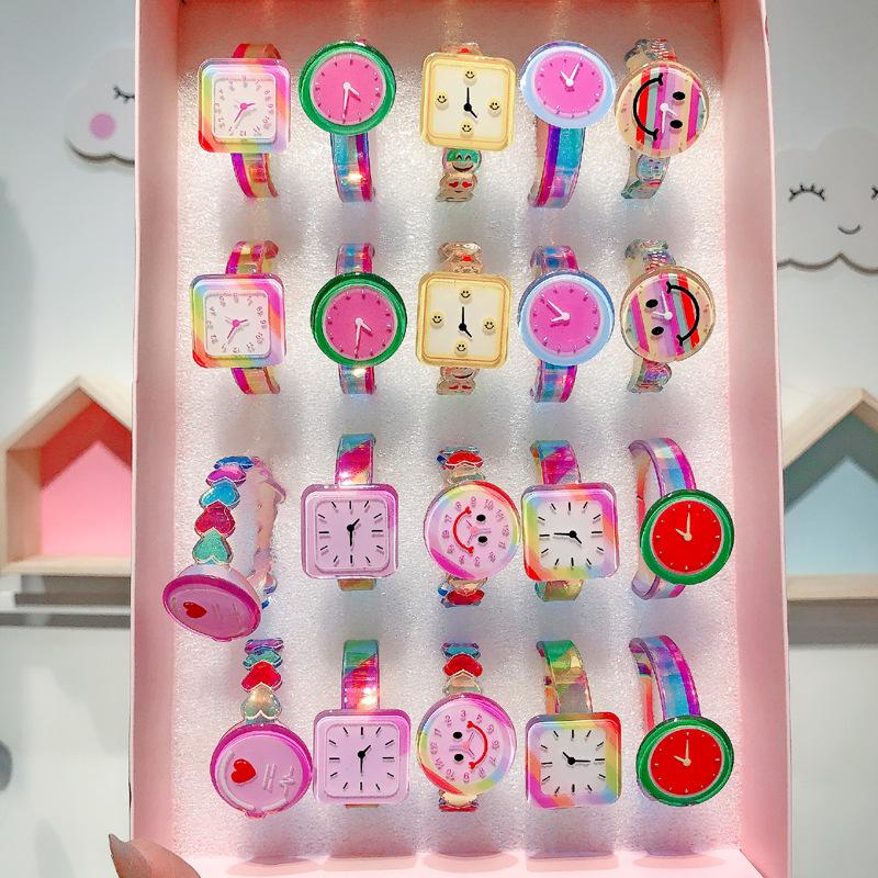 Colorful Baby Girl Children's Cartoon Bracelet Bracelet Watch Factory Wholesale Ornament Bracelet Jewellery