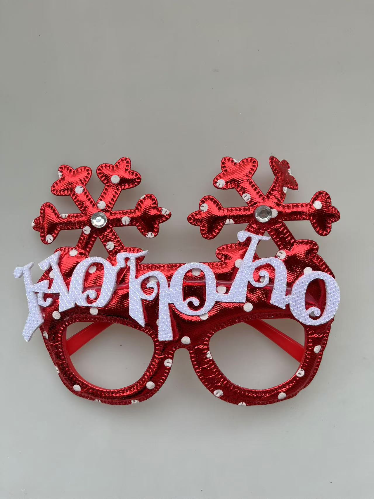 新款圣诞装饰眼镜成人儿童圣诞礼物节日用品派对创意眼镜框批发