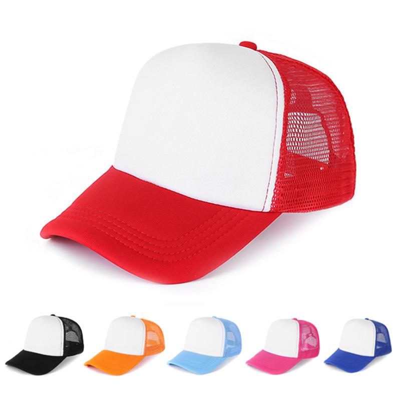 advertising cap light board bnk mesh cap embroidery work travel peaked cap printed logo factory wholesale baseball cap