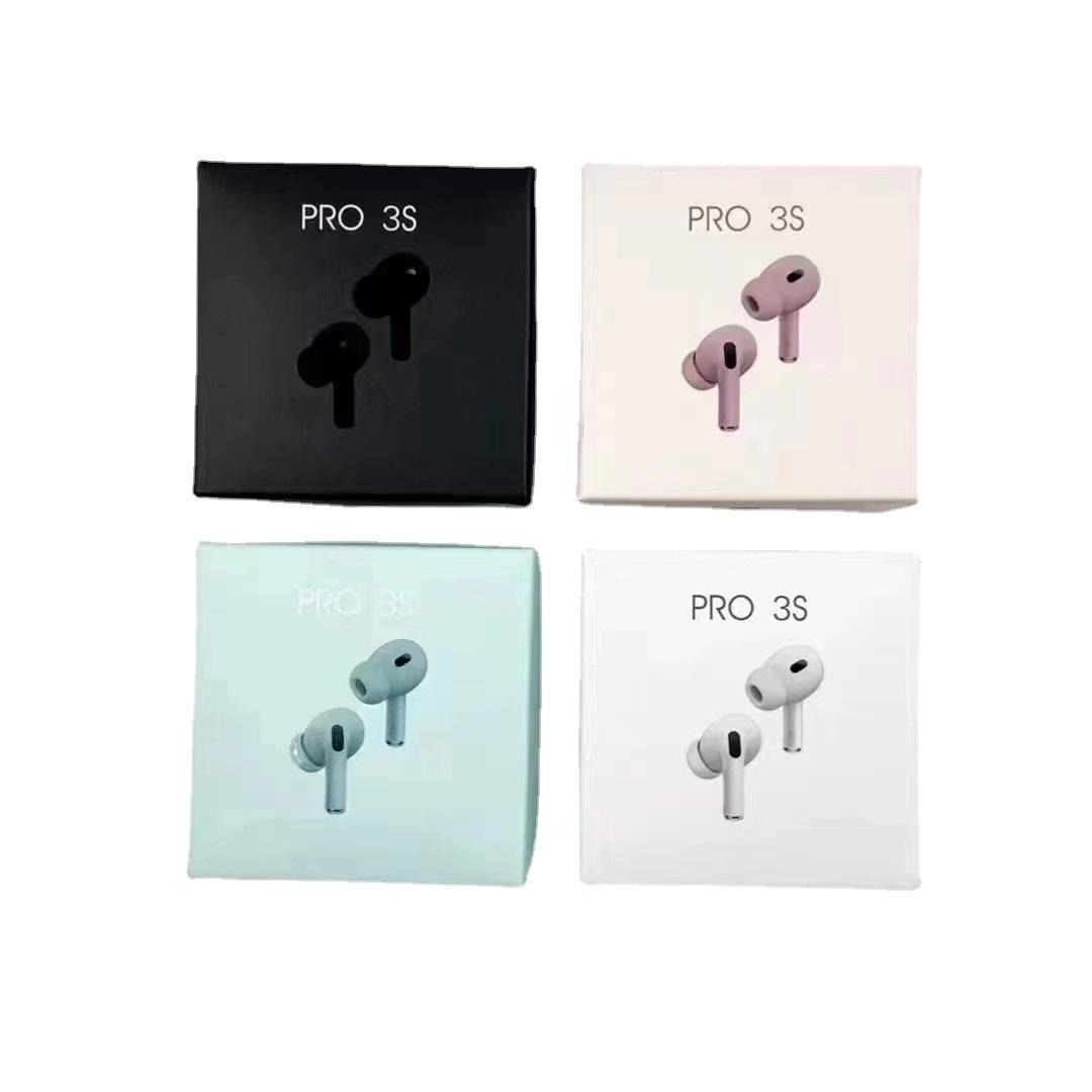 cross-border new pro3s wireless bluetooth headset tws wireless stereo 5 generation noise reduction bluetooth earbuds lanyard
