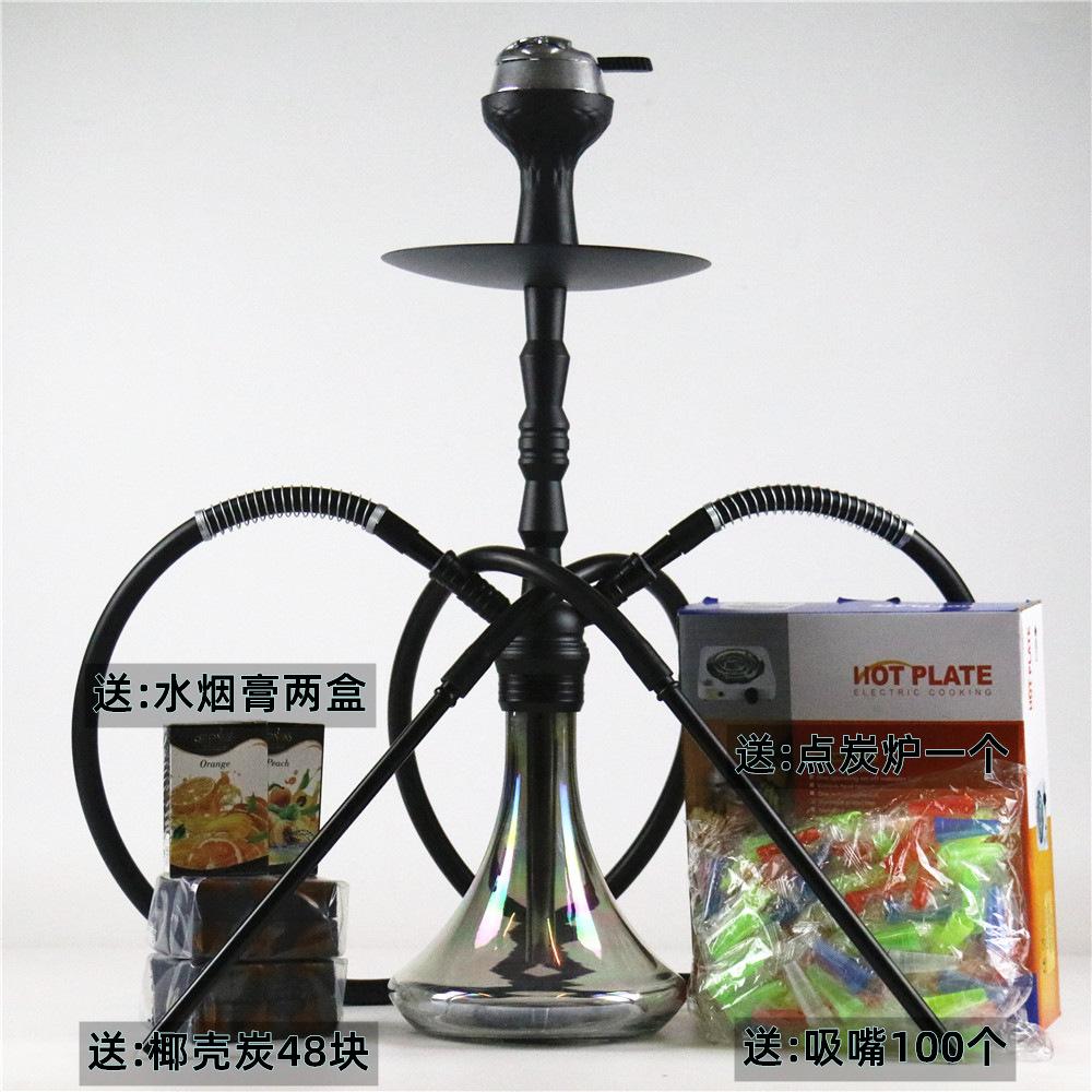 hookah luxury arab bar water pipe pot night club full set of hookah pipe glass full set of smoking set