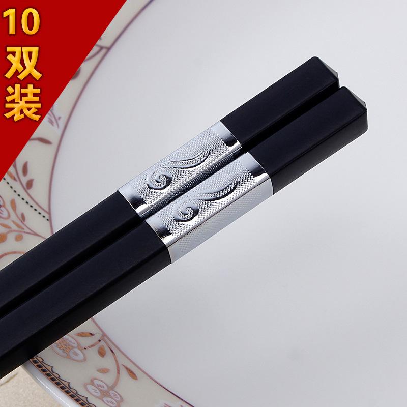 tiktok kuaishou internet celebrity live broadcast with goods jinfu alloy chopsticks home group purchase kuaizi wholesale hotel chopsticks Specification drawing