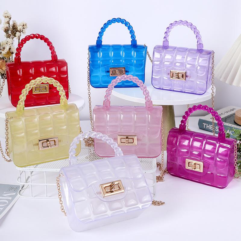 Transparent Jelly Pack Ladies Bags2023 Southeast Asia Women's Foreign Trade Bags Wholesale PVC Bag for Women New Jelly Bag