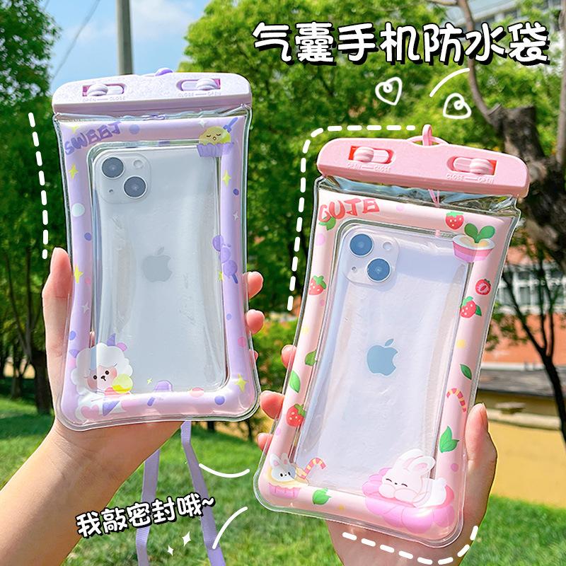 mobile phone waterproof bag mobile phone case touch screen mobile phone bag swimming drifting photography diving envelope bag transparent dustproof bag