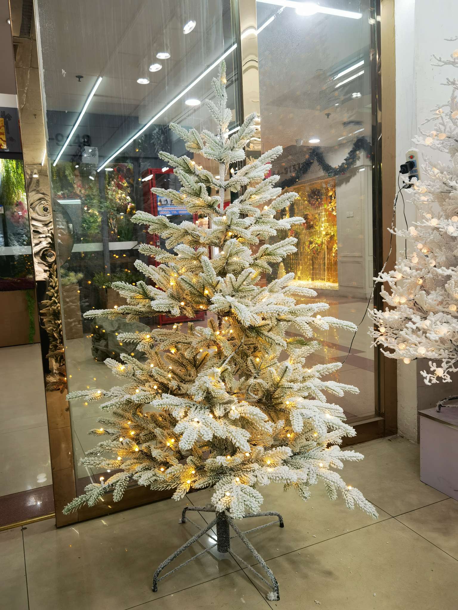 办公文化圣诞用品 白雪公主主题圣诞树1.5米 聖誕樹1.5米带树灯 节日装饰氛围营造圣诞树1.5米树灯