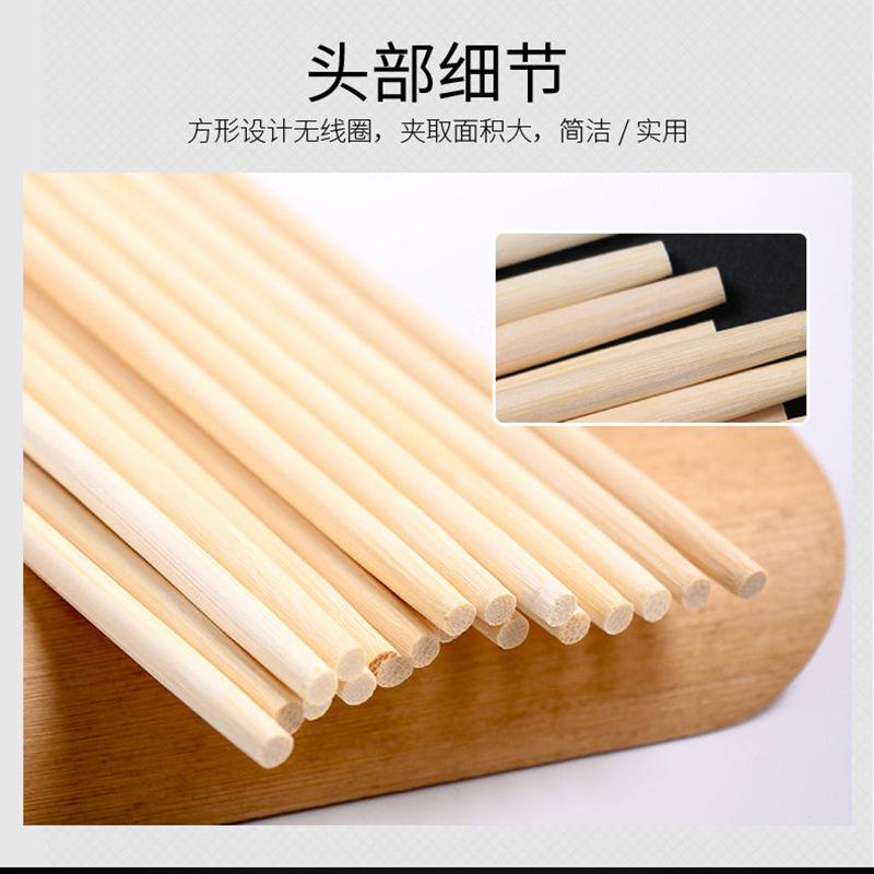 disposable chopsticks wholesale fast food takeaway commercial tableware sanitary panda roundheaded chopsticks convenient toothpick chopsticks bamboo chopsticks free shipping Application Scenario