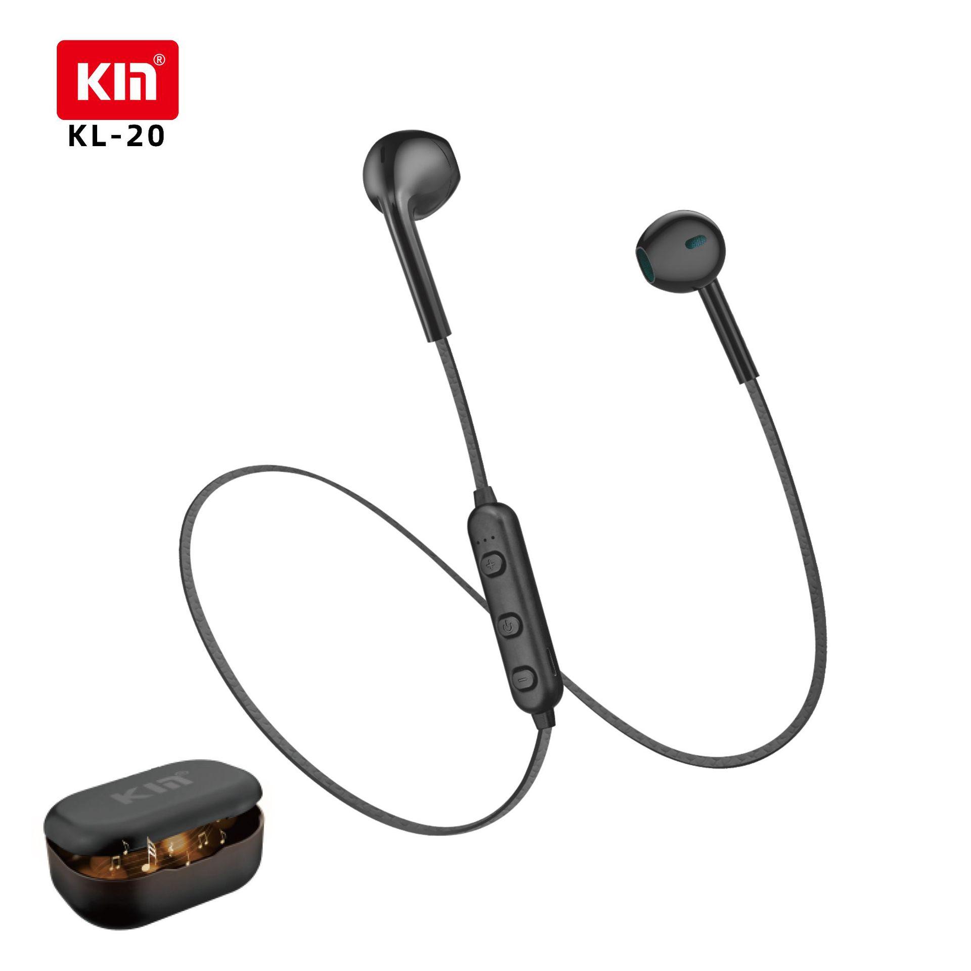 KM-KL20 Jin Hanging Neck Music Game Sports Running in Ear Earbuds Wireless Bluetooth Headset