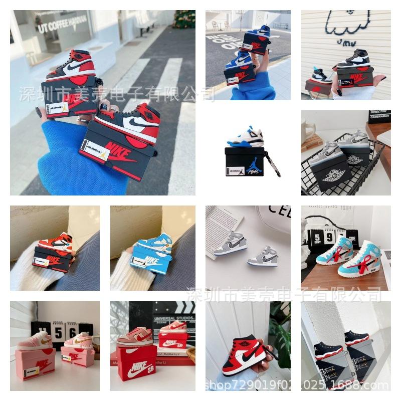 creative trend shoe box for airpods3 apple wireless bluetooth earbuds case 1/2/pro2 headset protective cover