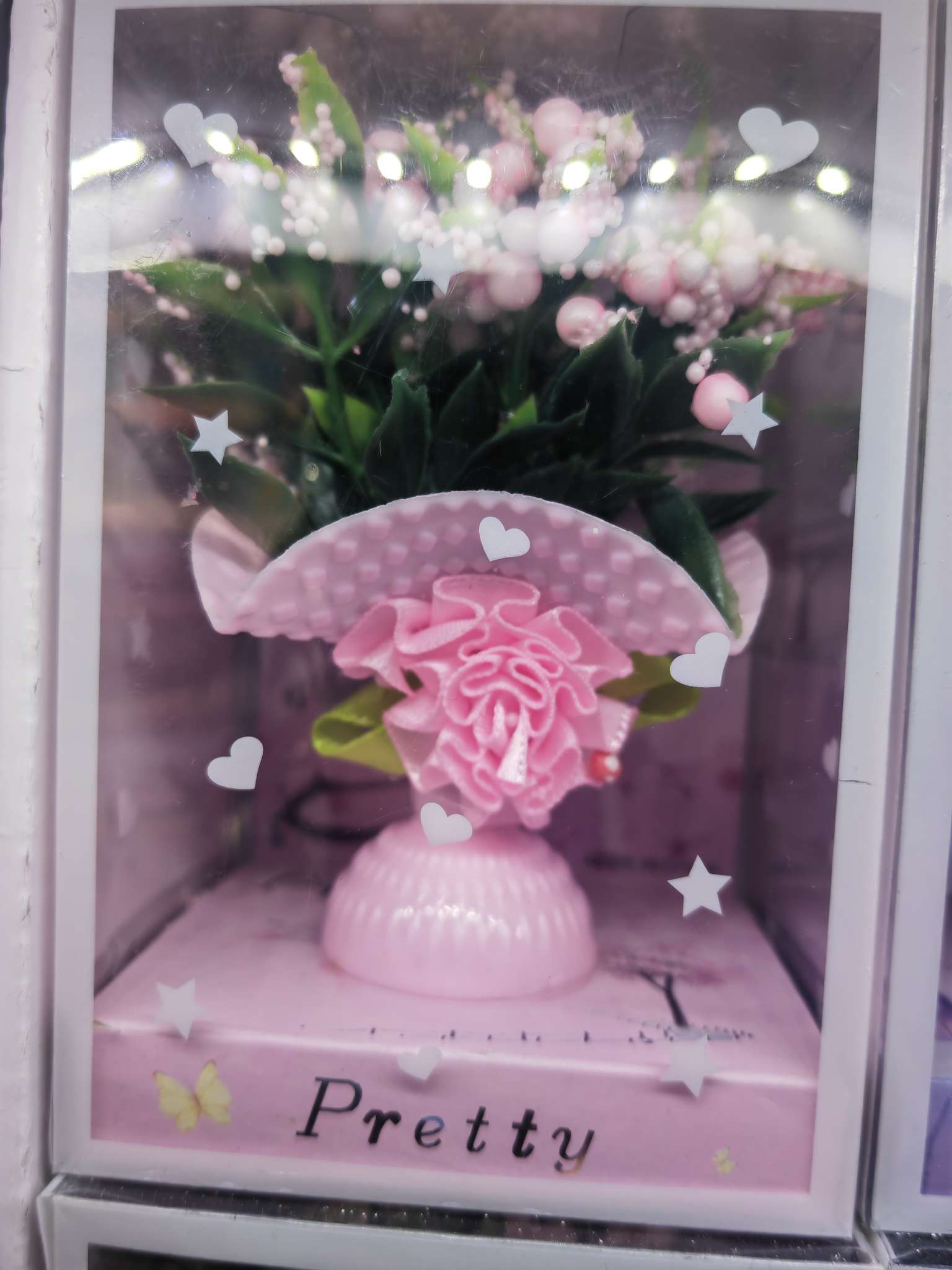 装饰手捧工艺品花束，圣诞装饰花束详情图2