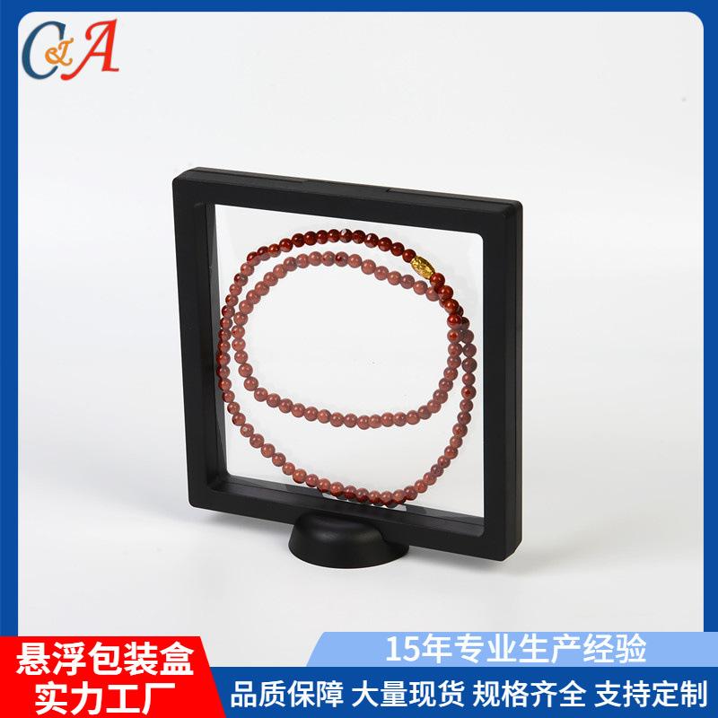 180 * 180pe transparent film ornament suspension box jewelry packing boxes necklace plastic suspension display box