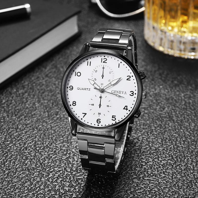 2023 New Simple Watch Cheap Gift Watch Wholesale Alloy Band Quartz Watch for Men Business Watch