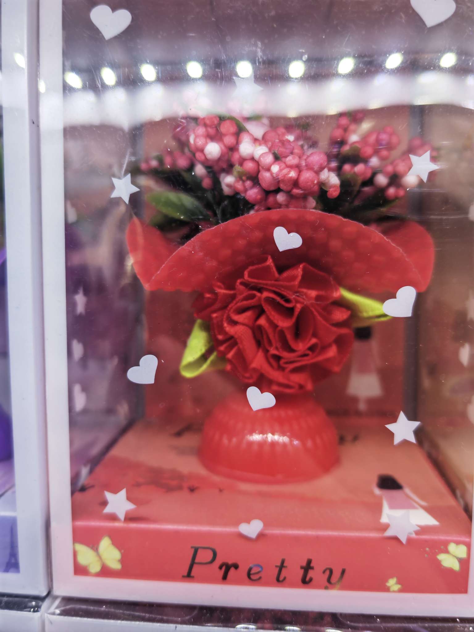 装饰手捧工艺品花束，圣诞装饰花束详情图4