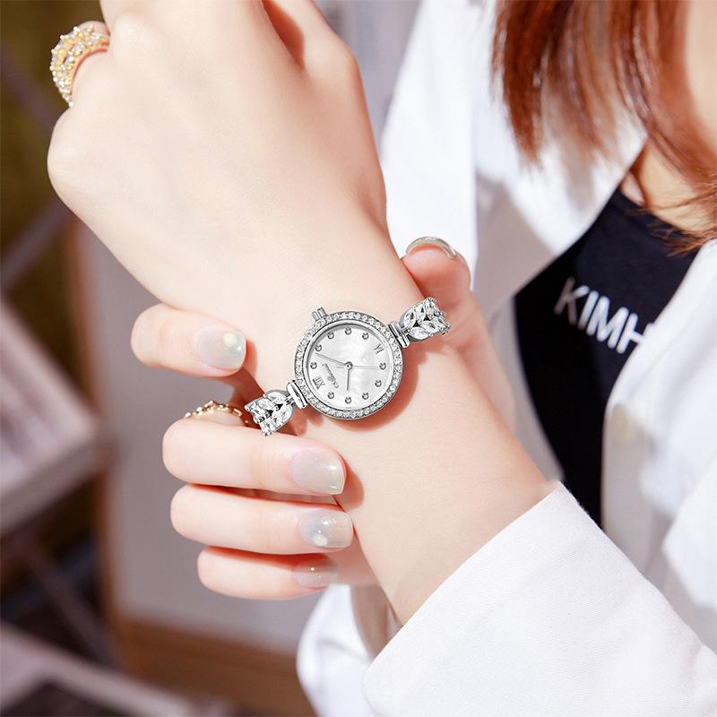women's watch mermaid bracelet watch niche alloy watch full diamond decoration foreign trade popular style waterproof quartz women's watch Specification drawing