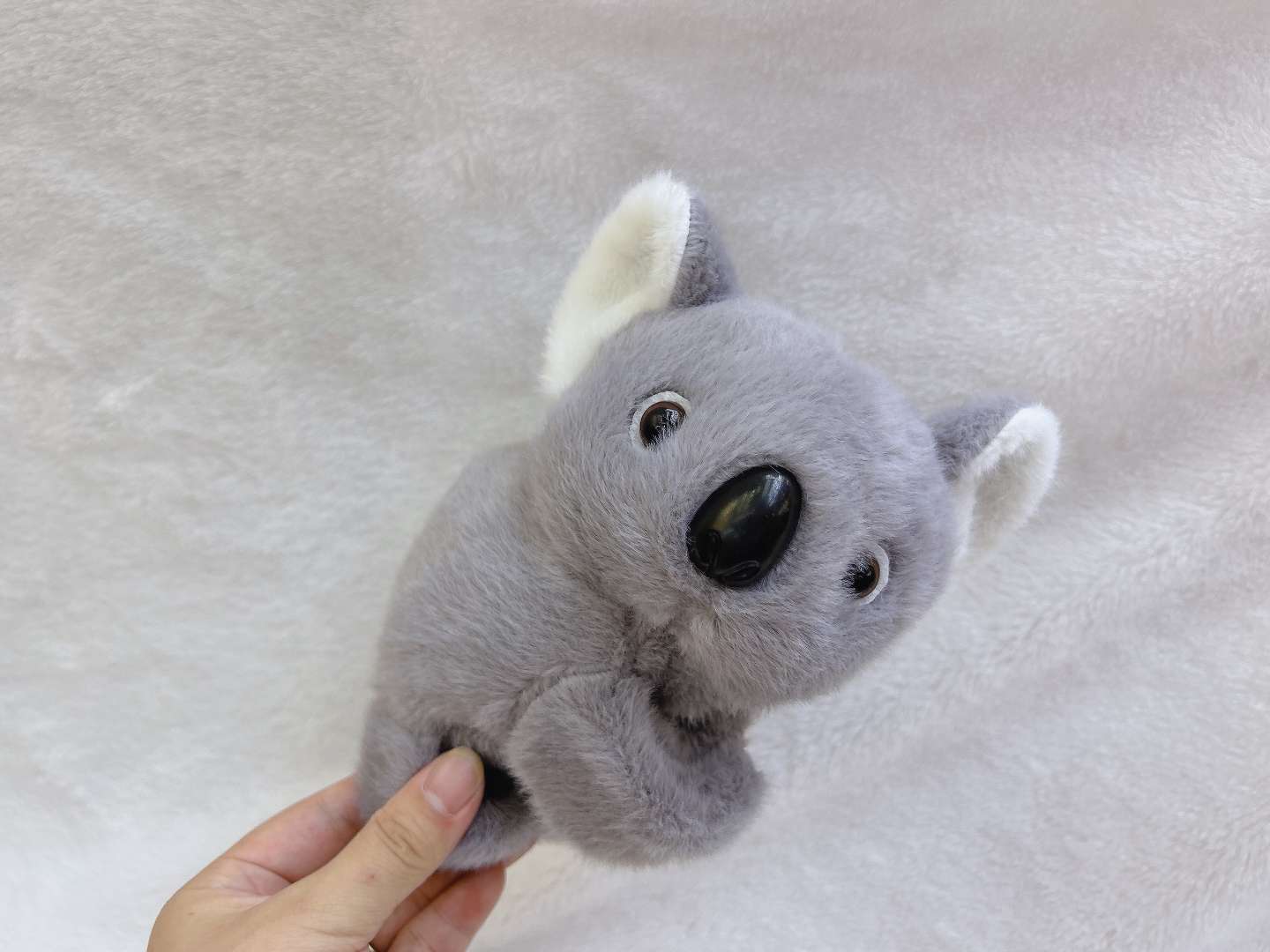 拍拍圈毛绒玩具公仔 兔子娃娃玩偶 软体抱枕 玩具公仔 逼真可爱 适合儿童礼物卡皮巴拉白底实物图