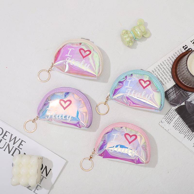 new children coin purse pu material children's bag cute style shiny decoration stylish bag wholesale