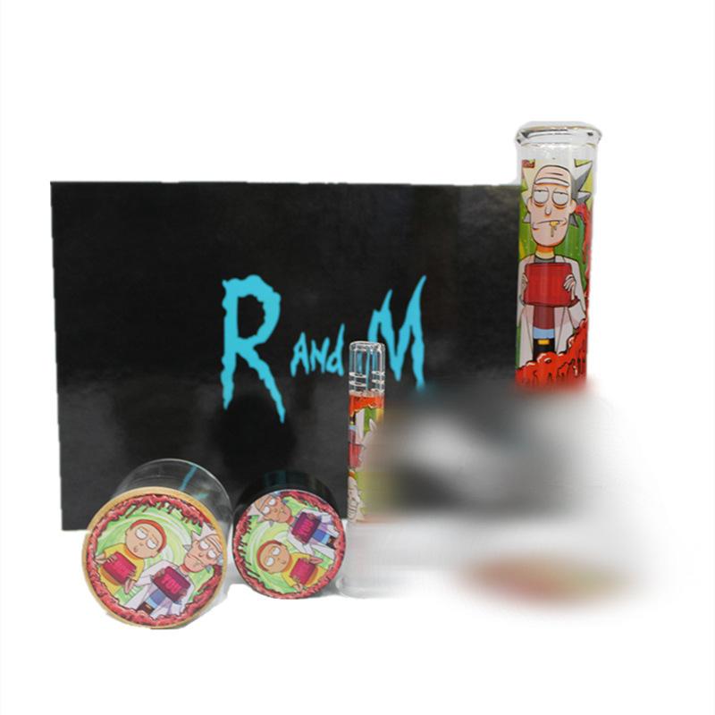 cross-border hot sale glass hookah set hookah glass pot smoke eliminator storage tank roll paper set hookah