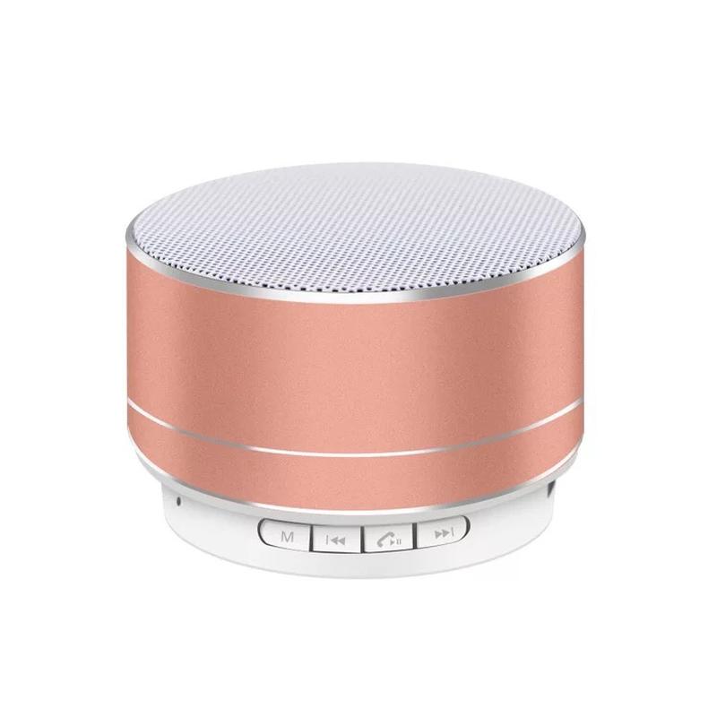 metal a10 bluetooth speaker wireless bass lock and load spray mobile phone mini speaker card-inserting gift logo manufacturer details Picture