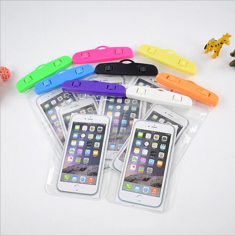 mobile phone waterproof bag transparent waterproof phone set universal swimming drifting can touch 100 starting logo