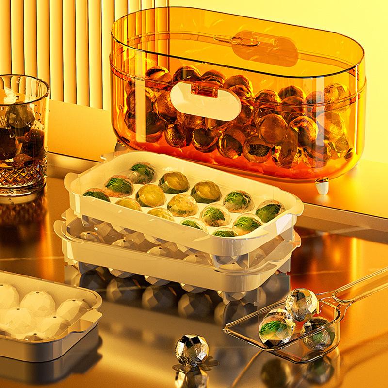 ice cube mold household refrigerator homemade summer honeycomb ice cube ice maker double silicone ice cube ice box storage