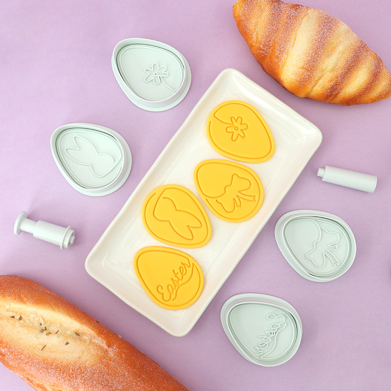 分解式复活节彩蛋系列仿真饼干模具蛋糕模具家用烘焙工具3D辅食用