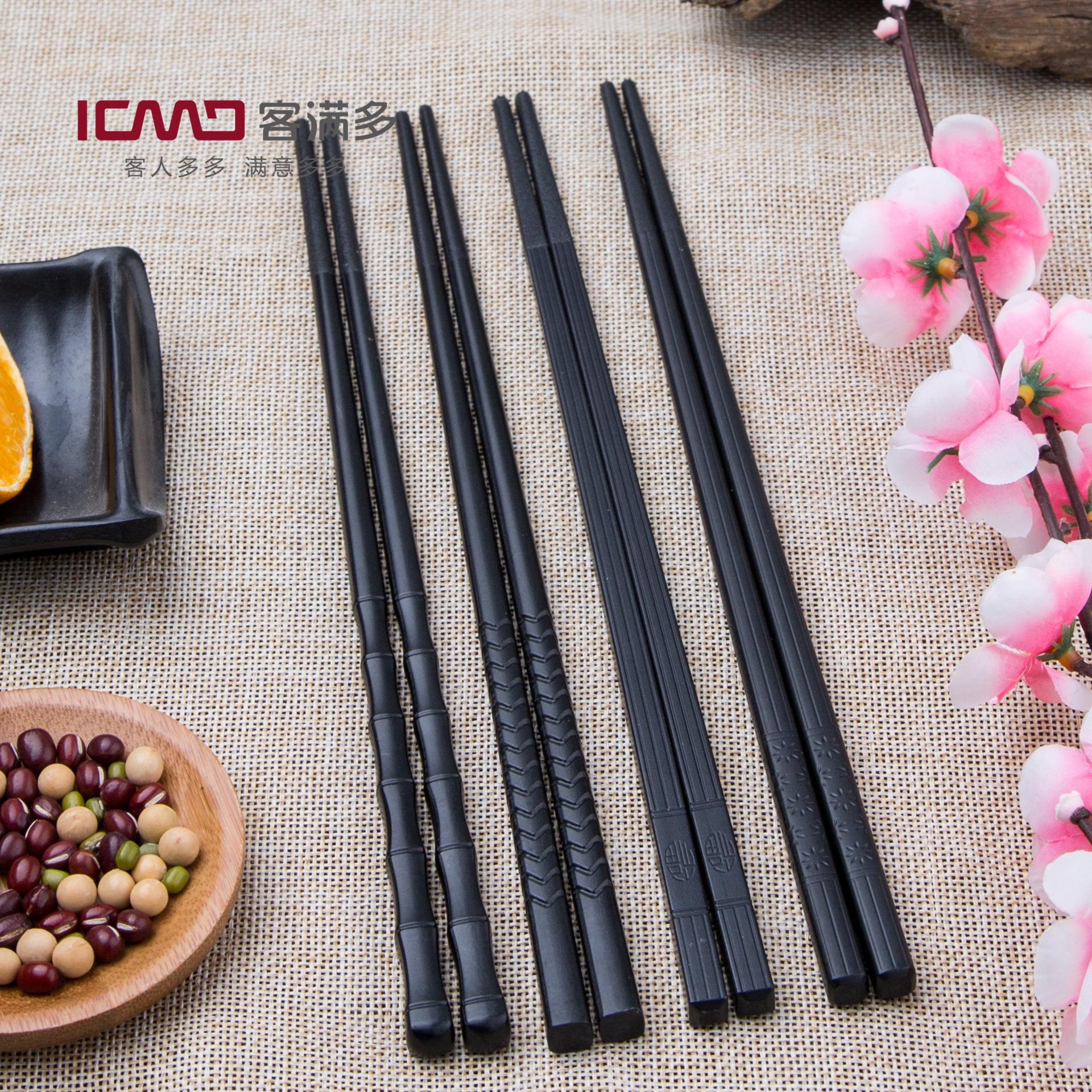more than factory direct sales japanese and korean tableware hotel supermarket family wholesale alloy chopsticks gift
