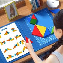 puzzle puzzle children's educational toys wooden nerve-racking building blocks tetris only for pupils jigsaw puzzle