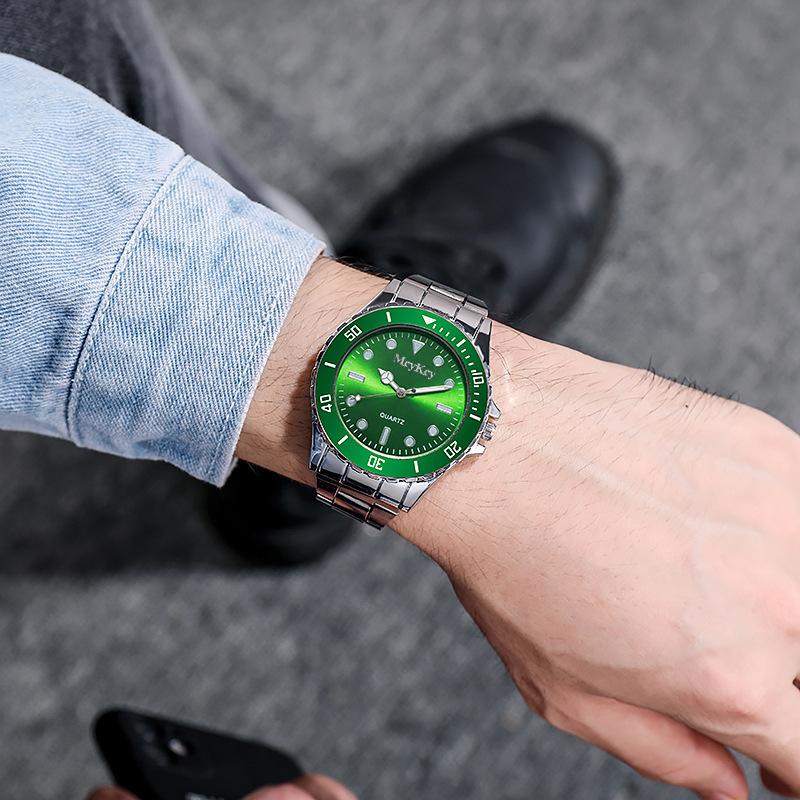 popular men's steel strap watch quartz watch water ghost business fashion men's watch made of alloy popular factory in stock supply